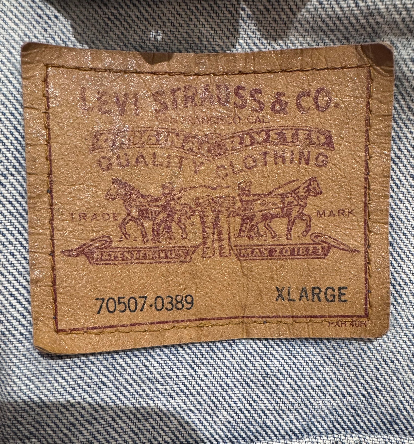 90's Levi's「70507-0389」USA製 デニムジャケット