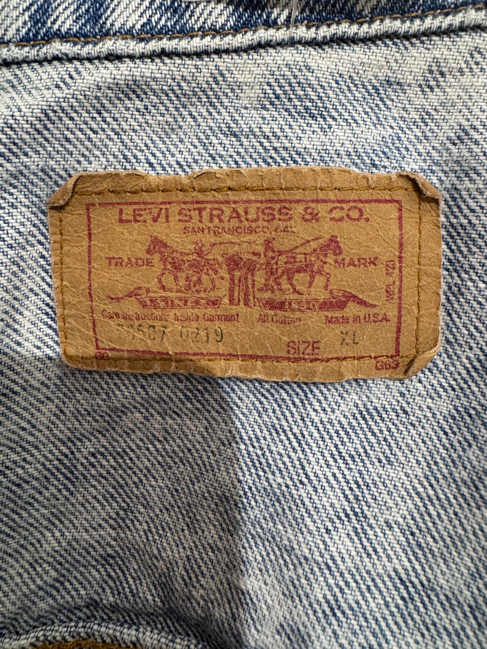 90's Levi's「70507-0219」USA製 デニムジャケット