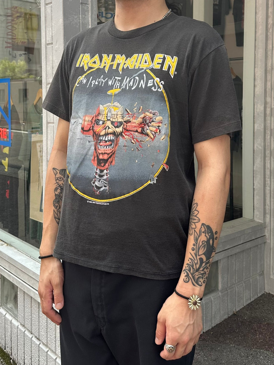 90's IRON MAIDEN「Can I Play Madness」バンドTシャツ