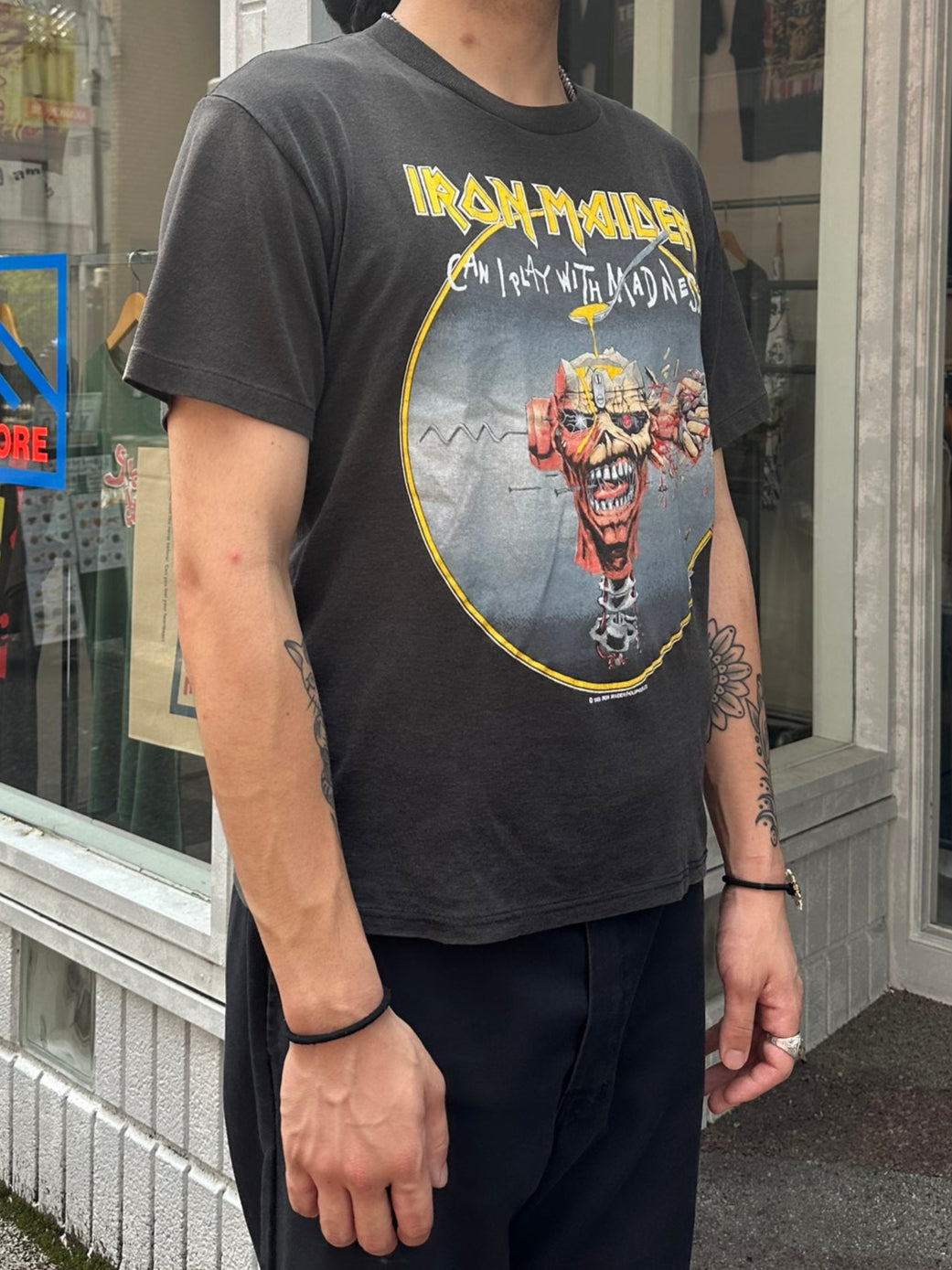 90's IRON MAIDEN「Can I Play Madness」バンドTシャツ