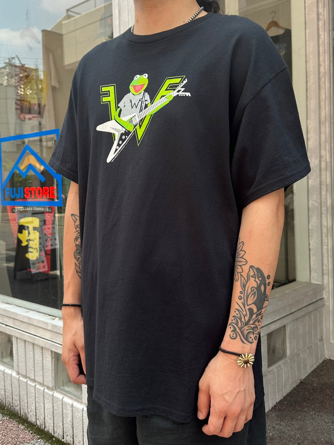 00's WEEZER「Kermit Parody」バンドTシャツ