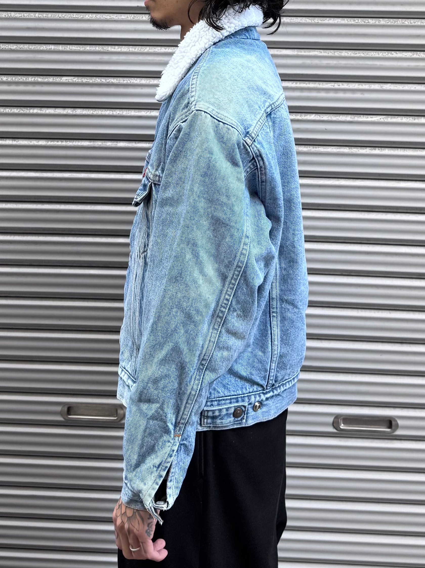 90's Levi's「AUTHENTIC」デニムボアジャケット