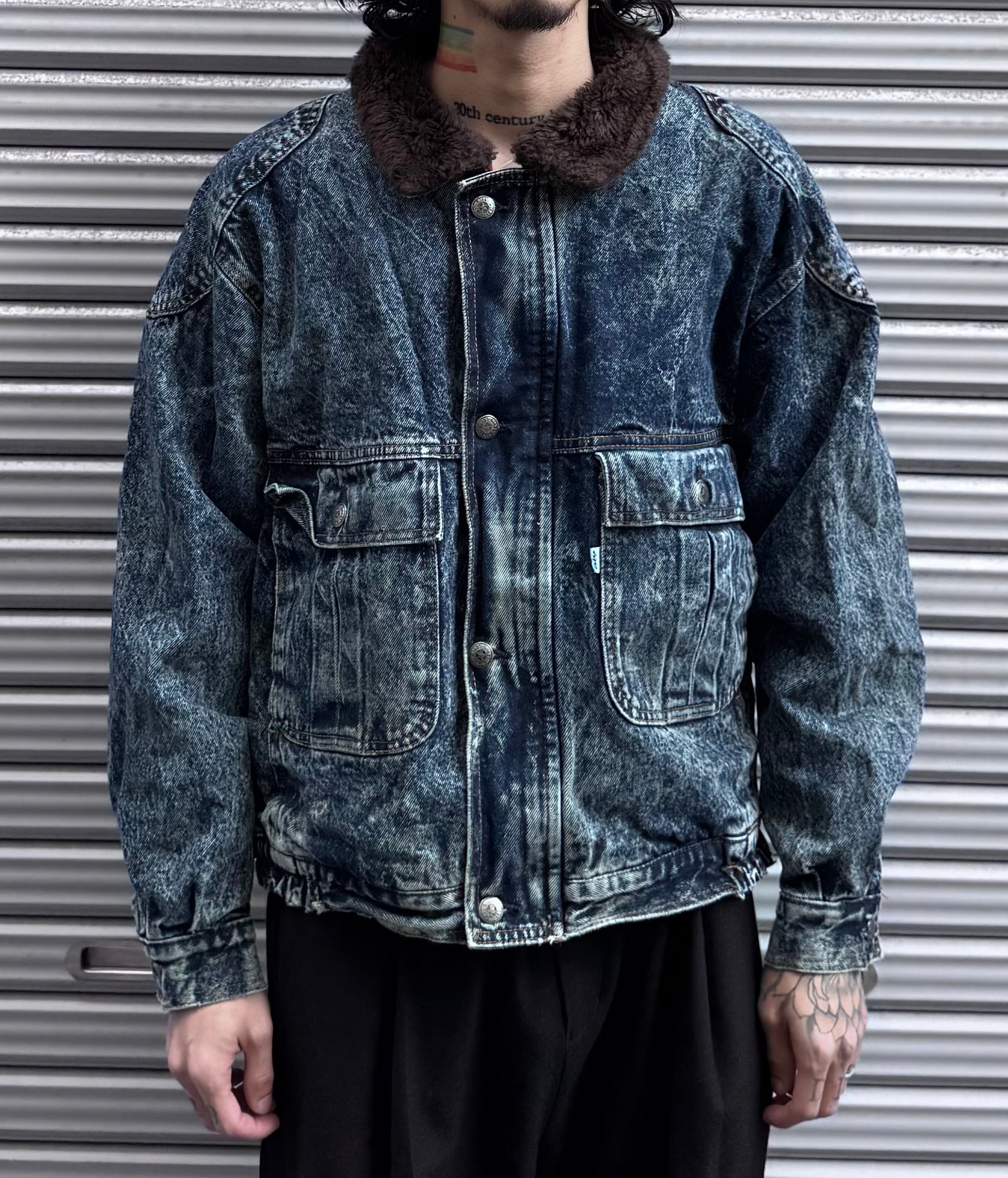 80's Levi's「75073」USA製 デニムボアジャケット