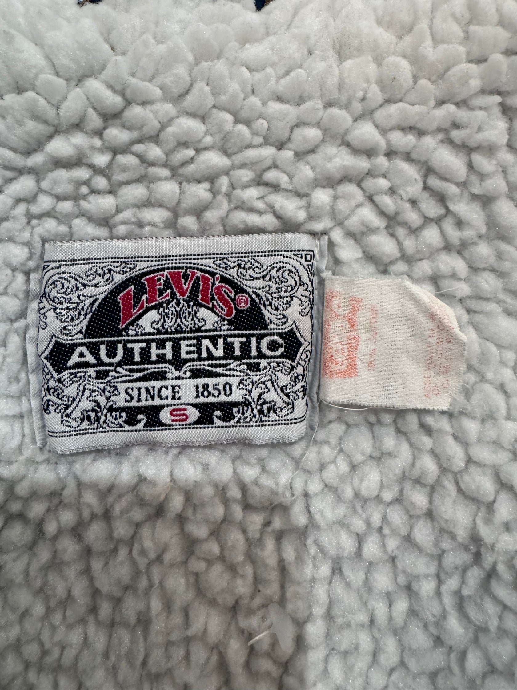 90's Levi's「AUTHENTIC」デニムボアジャケット