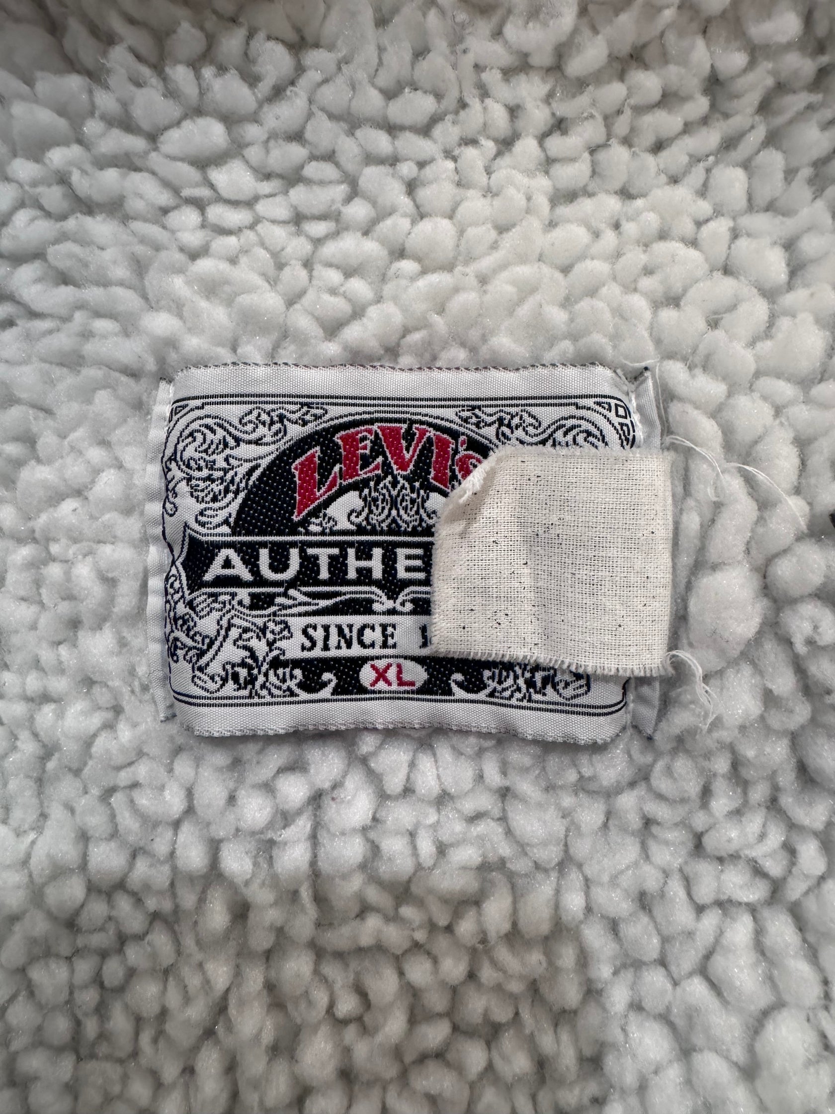 90's Levi's「AUTHENTIC」デニムボアジャケット