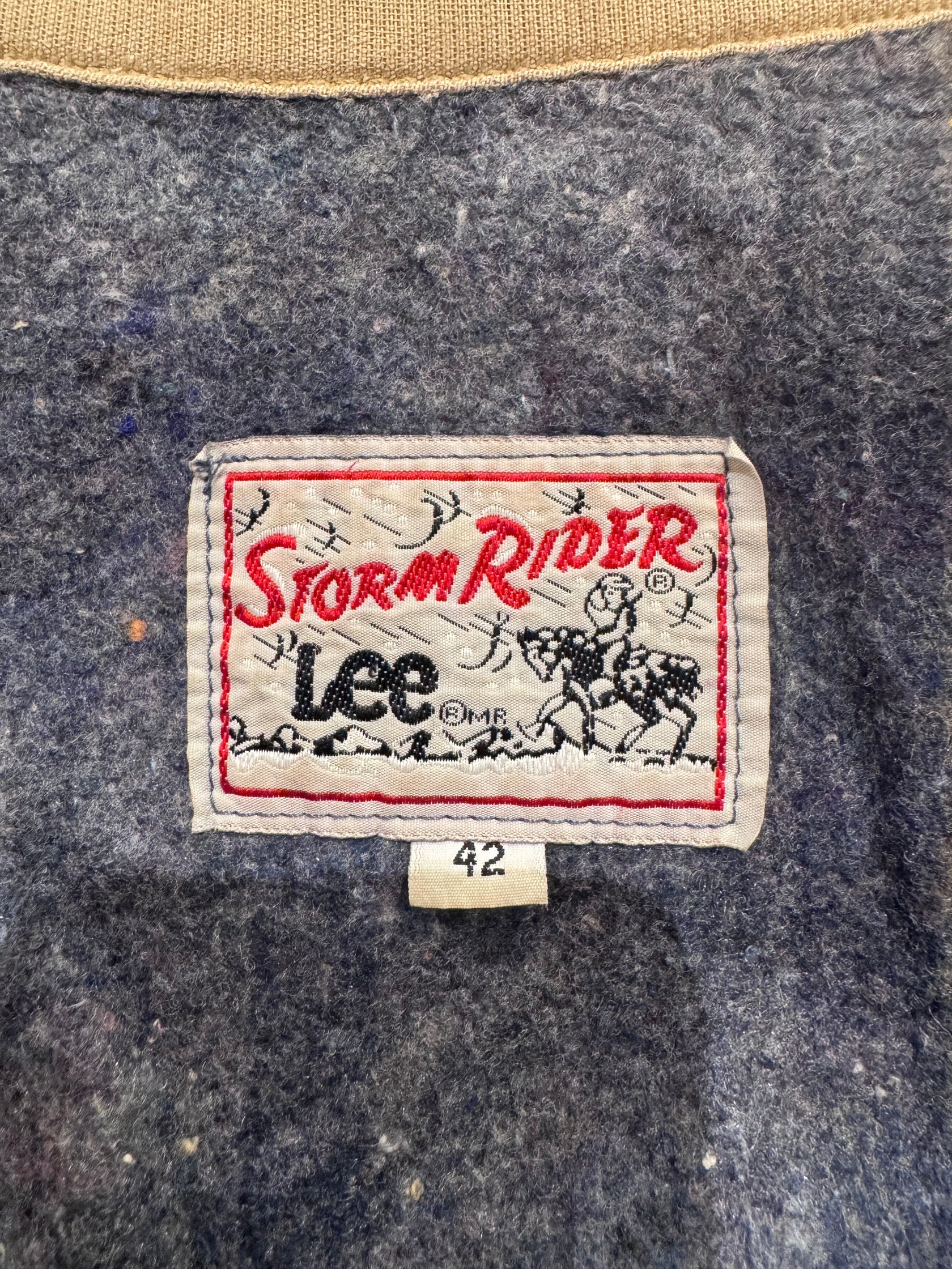 90's Lee「STORM RIDER」裏地付きデニムジャケット