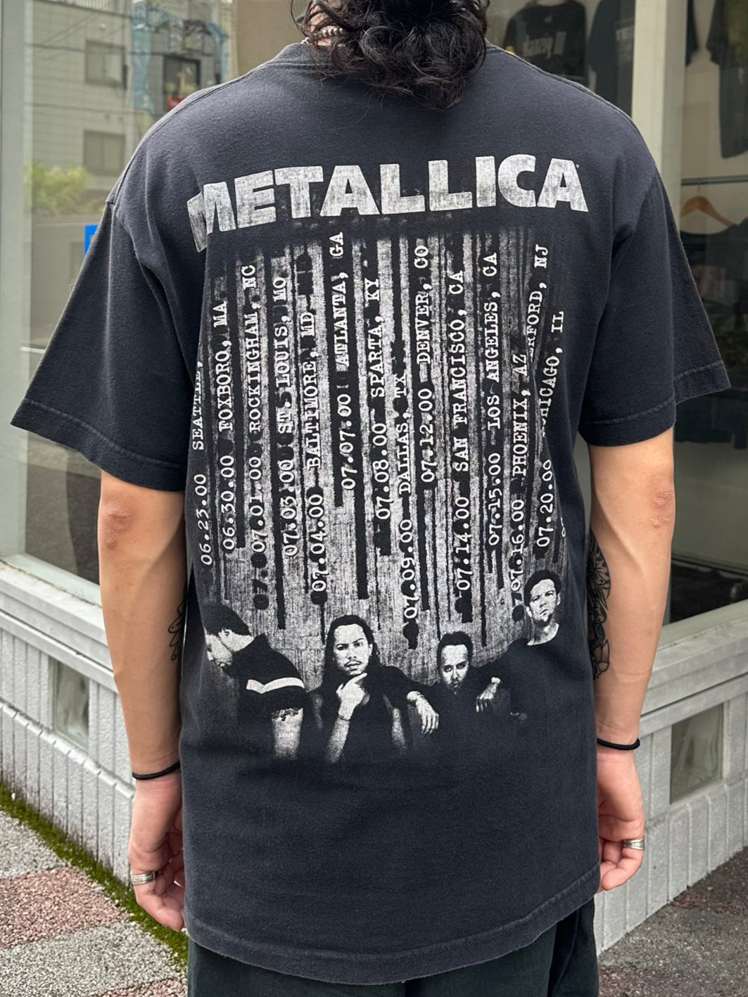 90's METALLICA 「2000 TOUR MEMBER PHOTO」バンドTシャツ