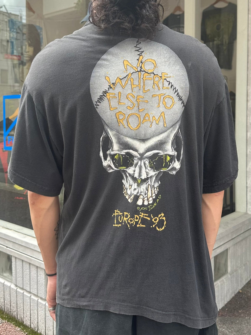 90's METALLICA 「NO WHERE ELSE TO ROAM」バンドTシャツ