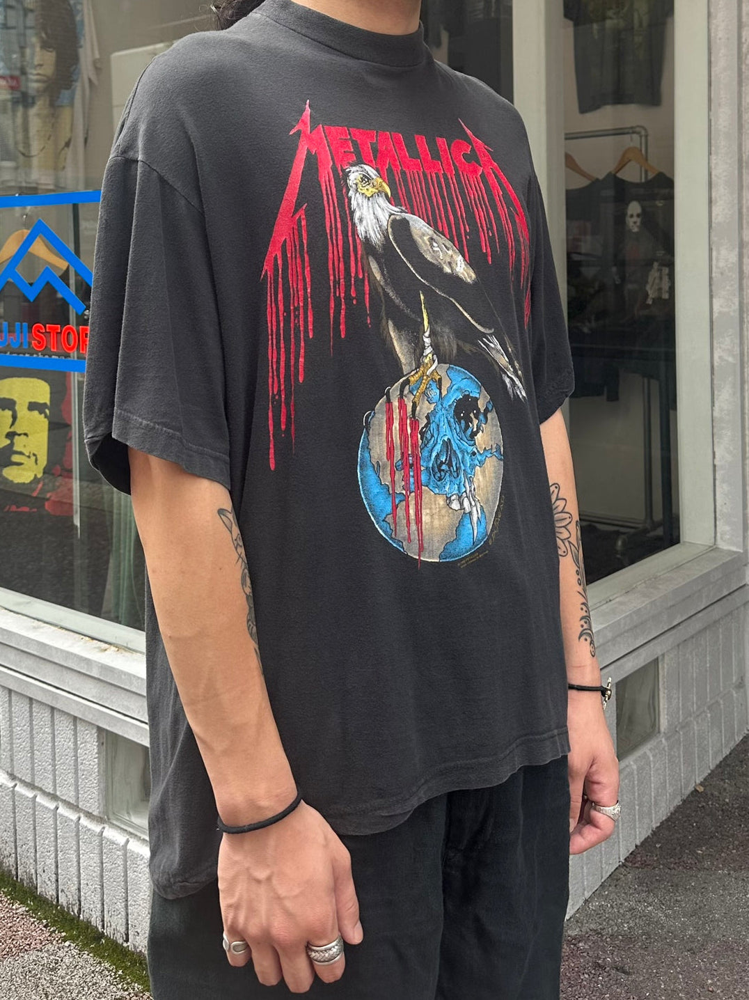 90's METALLICA 「NO WHERE ELSE TO ROAM」バンドTシャツ