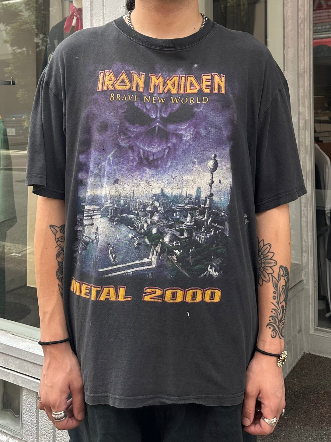 90's IRAN MAIDEN「METAL 2000」バンドTシャツ
