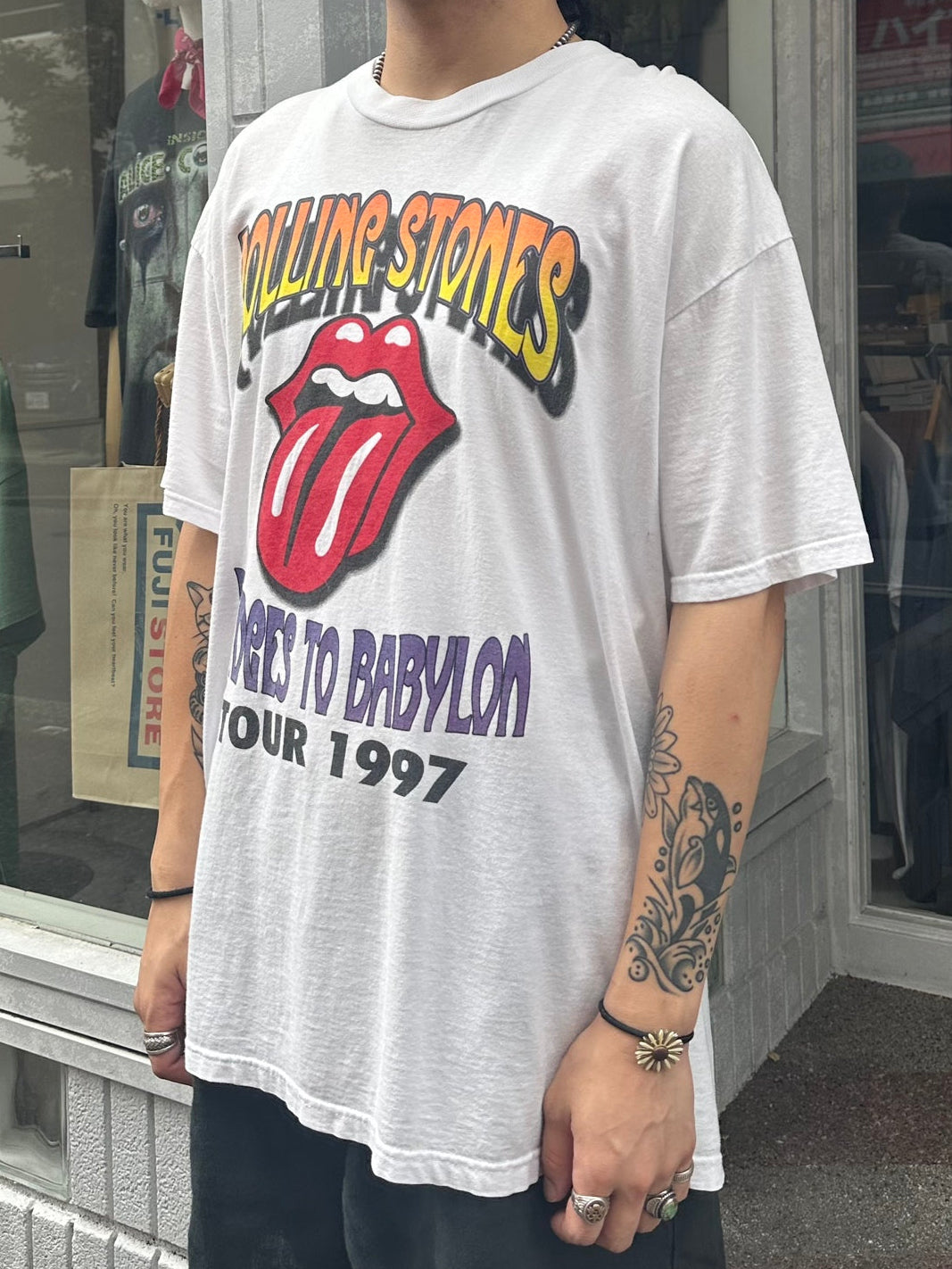 ROLLING STONES 「Bridges To Babylon Tour」バンドTシャツ