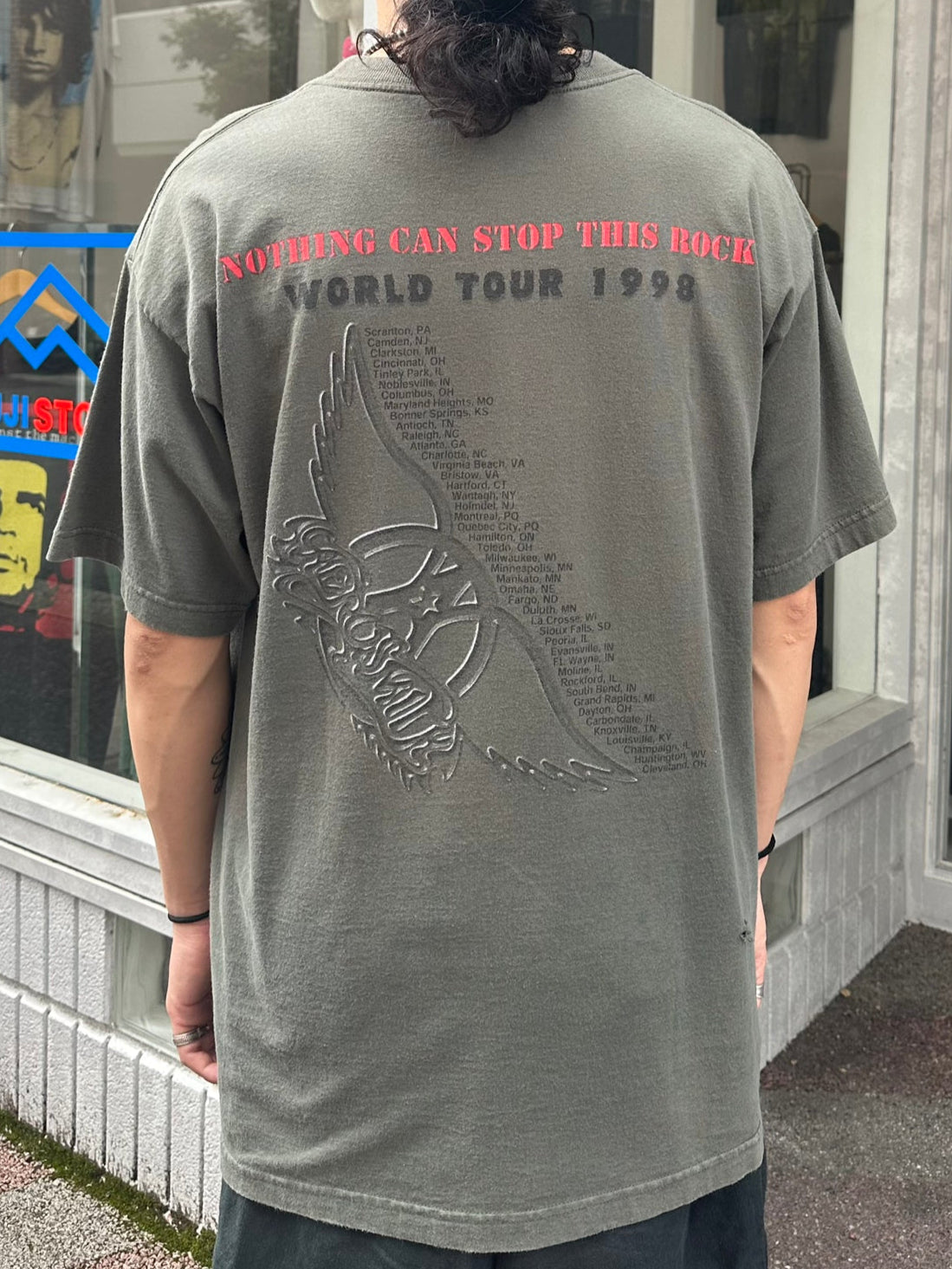 90's AEROSMITH「NOTHING CAN STOP THIS ROCK」バンドTシャツ
