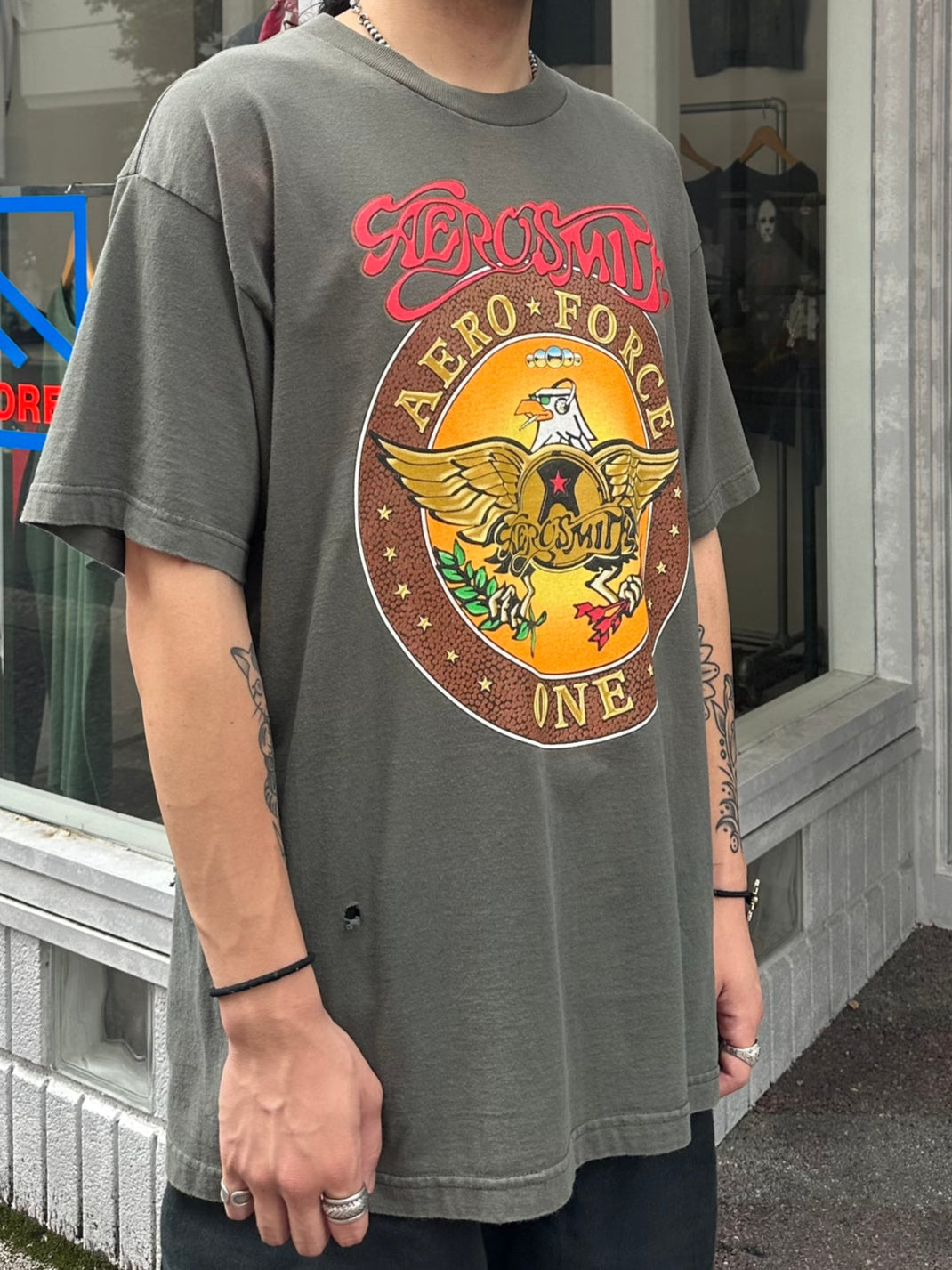 90's AEROSMITH「NOTHING CAN STOP THIS ROCK」バンドTシャツ