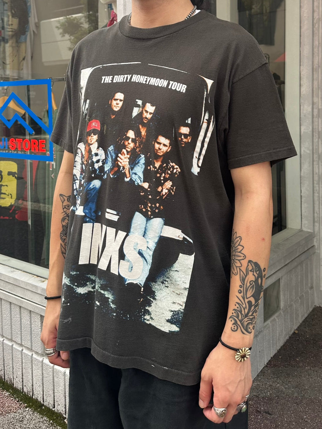 90's INXS「The Dirty Honeymoon Tour」バンドTシャツ