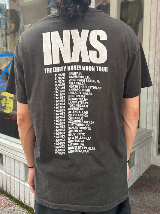 90's INXS「The Dirty Honeymoon Tour」バンドTシャツ