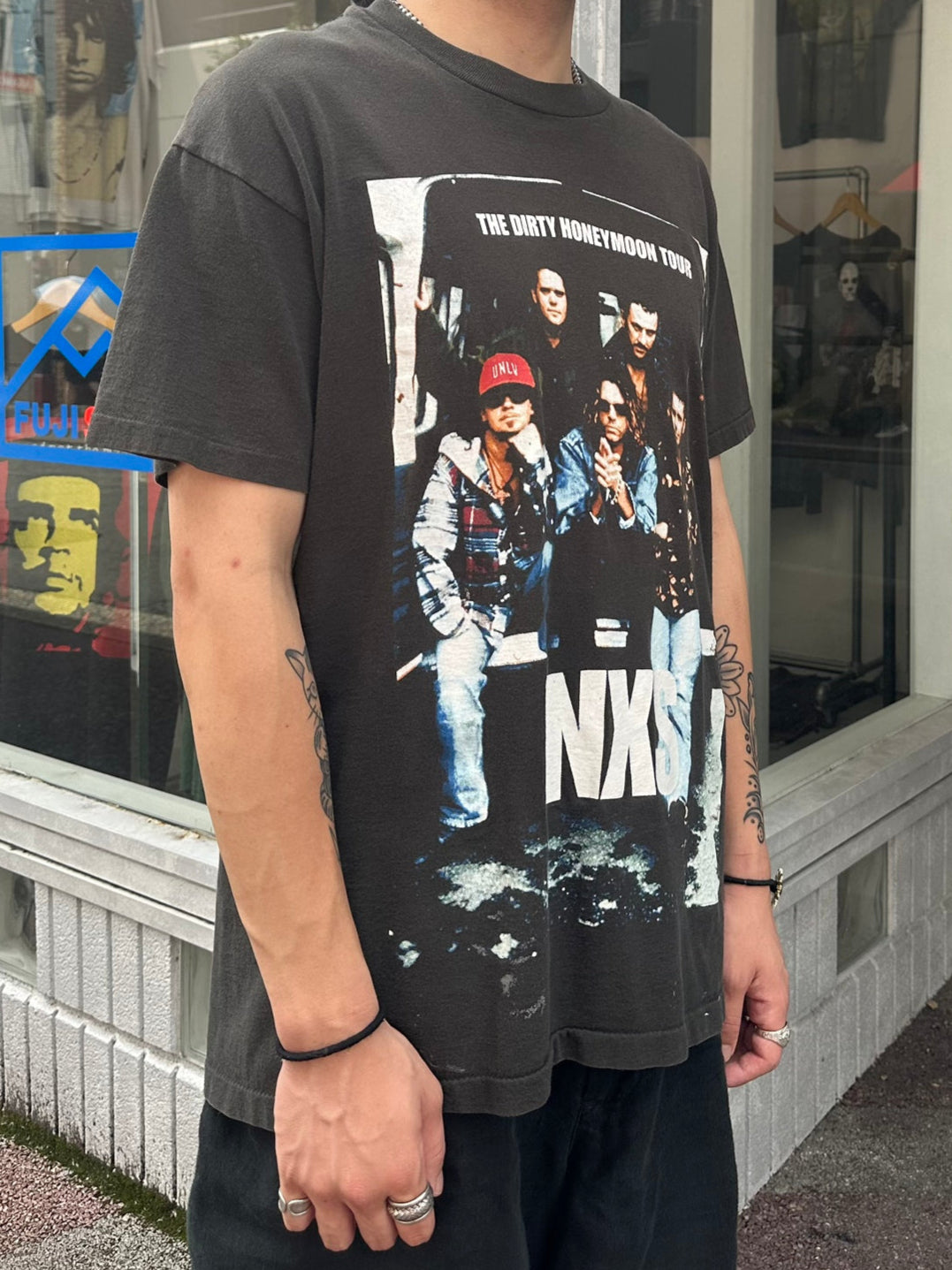 90's INXS「The Dirty Honeymoon Tour」バンドTシャツ