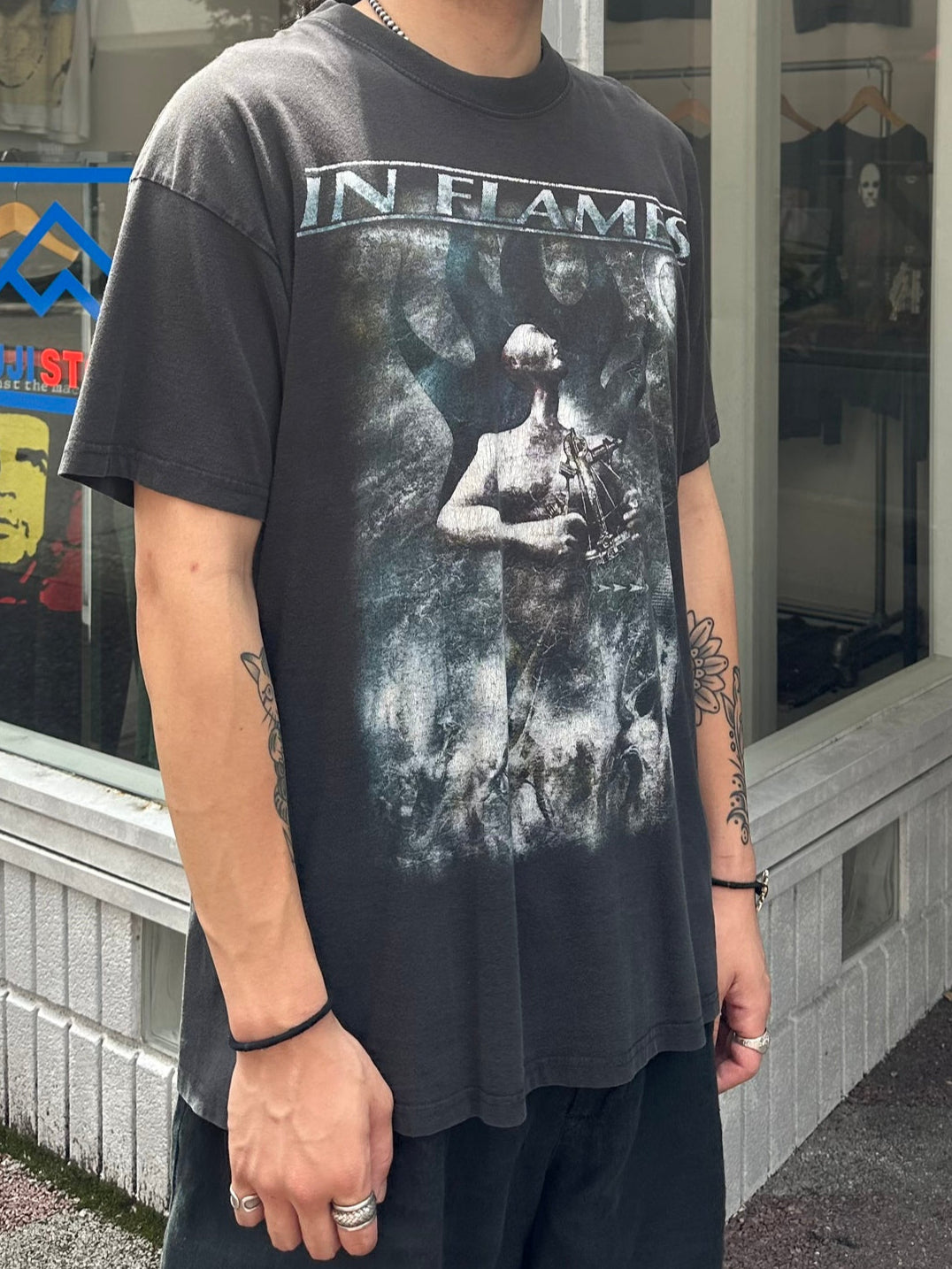 00's IN FLAMES「Reroute To Remain」バンドTシャツ