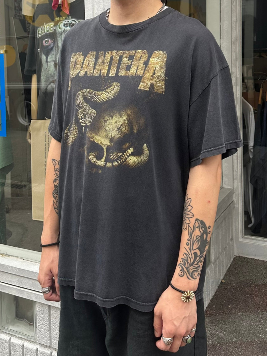 00's PANTERA「Rattlesnake Skull Trendkill」バンドTシャツ