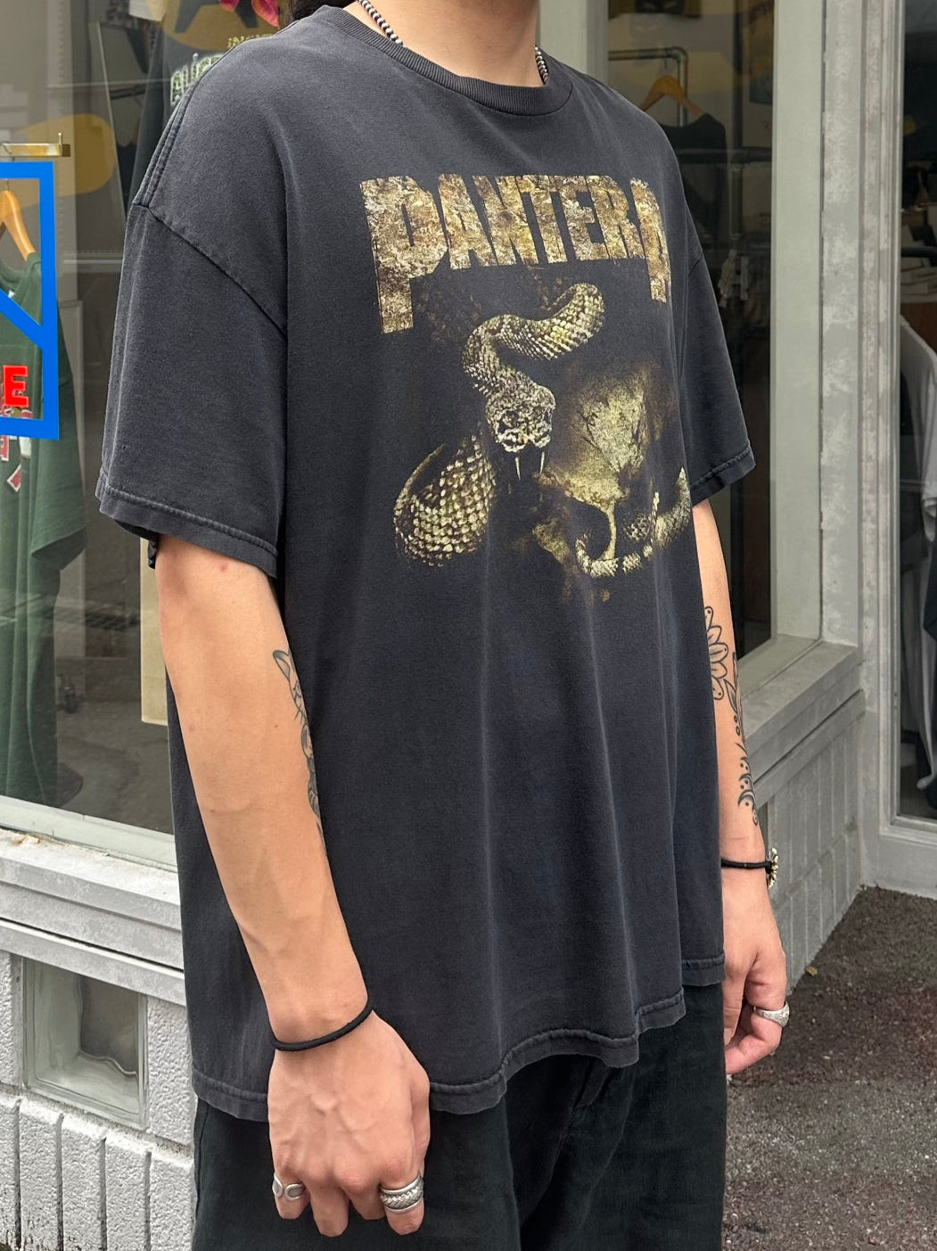 00's PANTERA「Rattlesnake Skull Trendkill」バンドTシャツ
