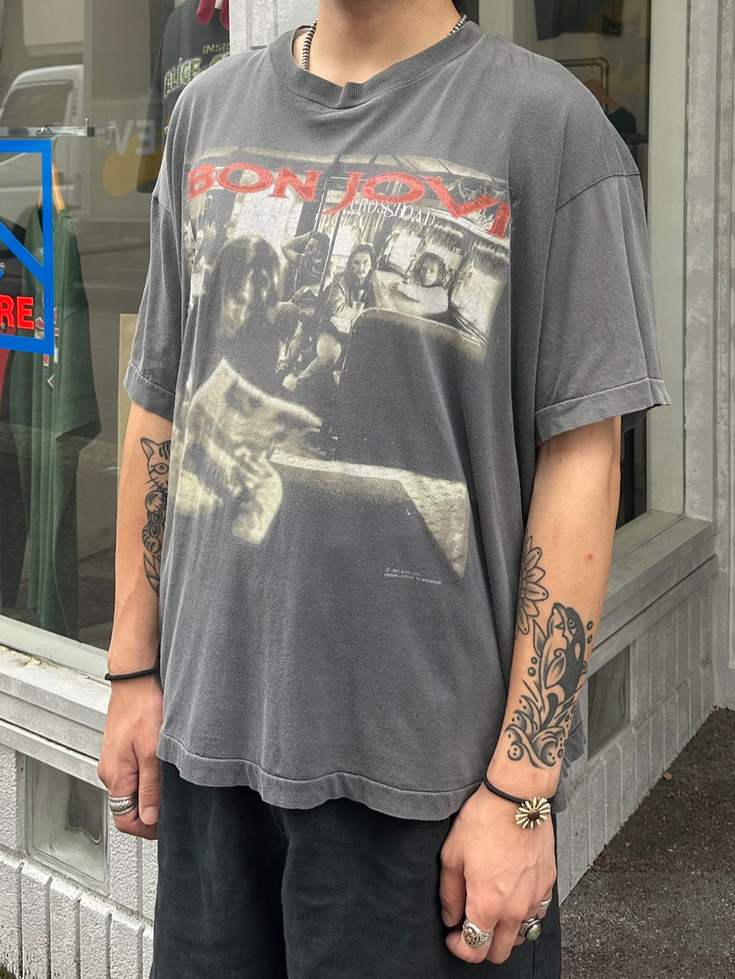 90's BON JOVI 「cross road」バンドTシャツ