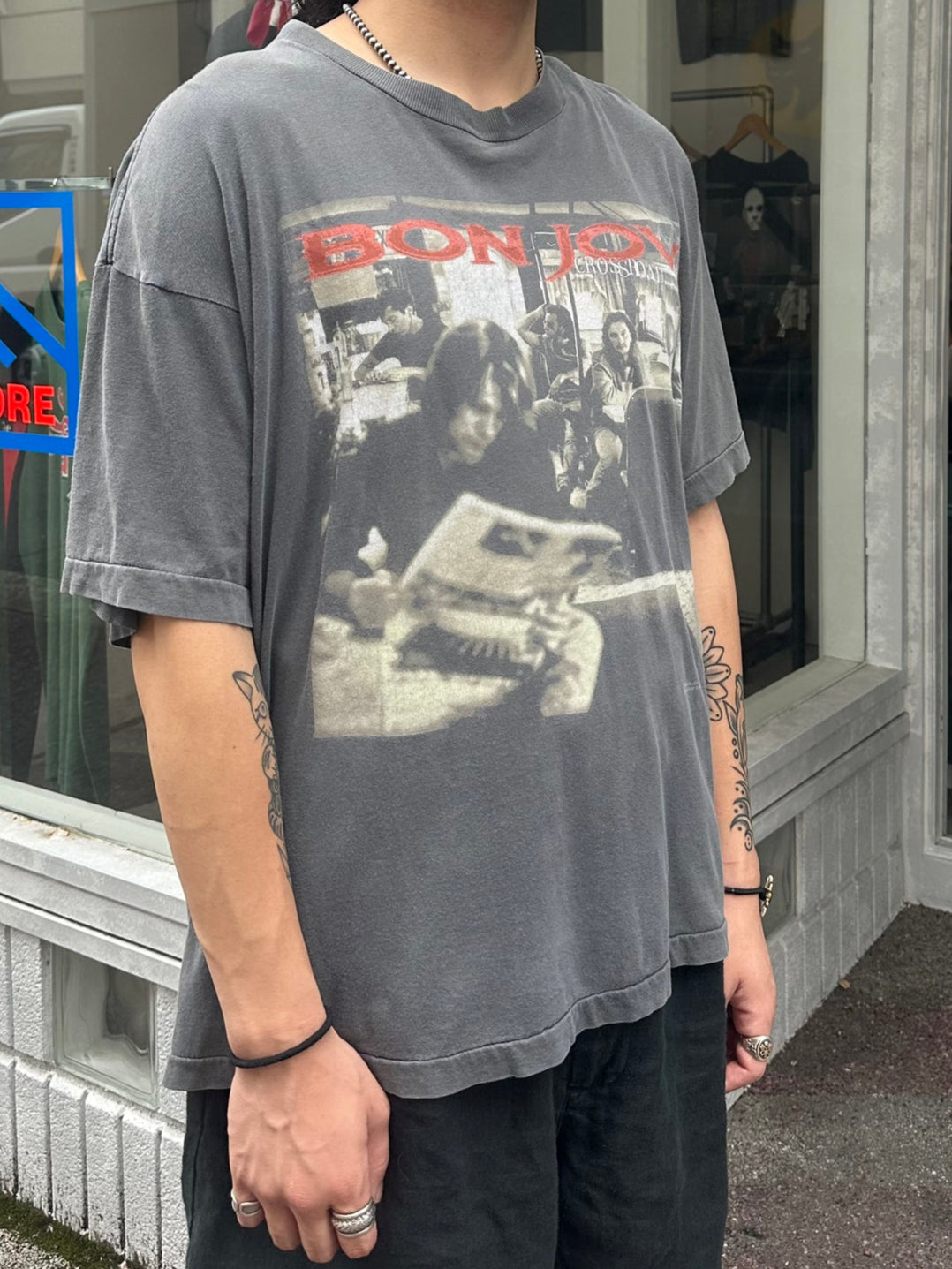 90's BON JOVI 「cross road」バンドTシャツ
