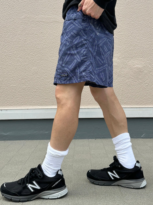 00's PATAGONIA「RIVER SHORTS Leaf pattern」ナイロンショーツ