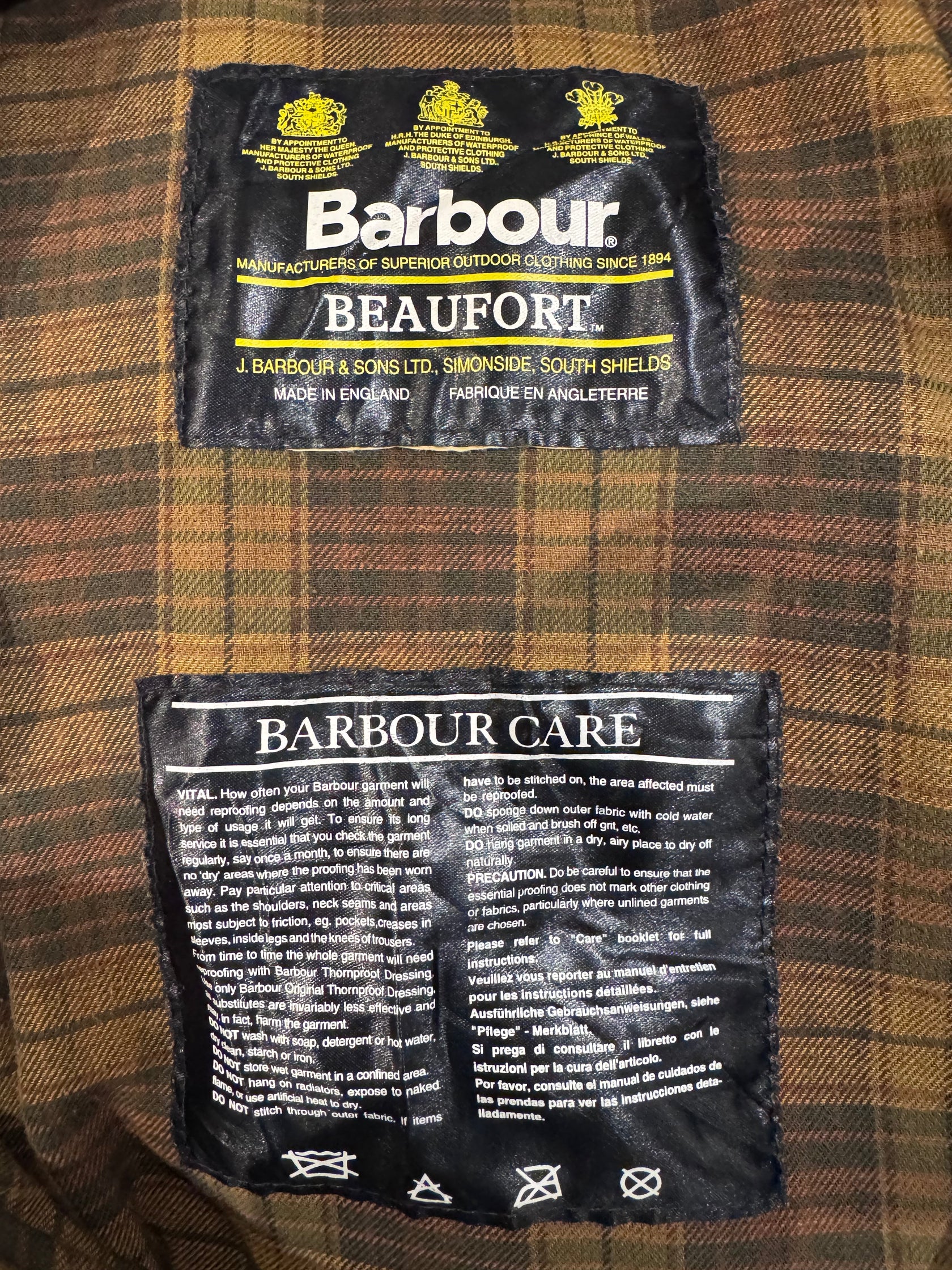 90’s Barbour「BEAUFORT」オイルドジャケット