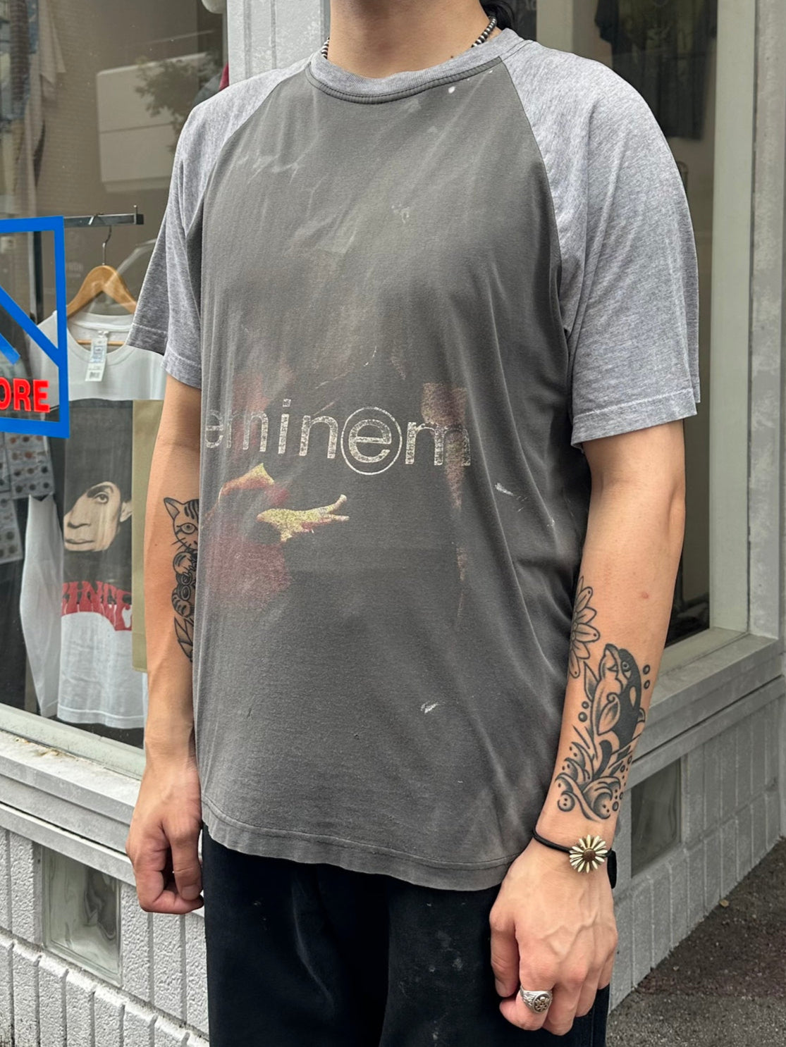 00's EMINEM「Raglan sleeve」ラップTシャツ