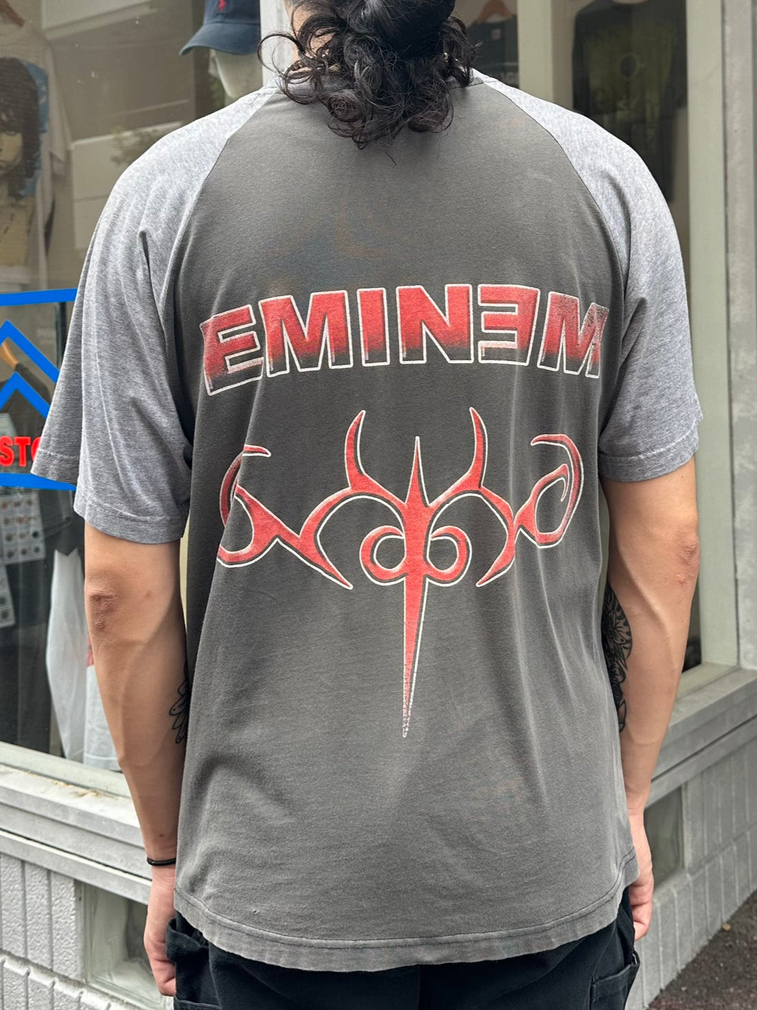 00's EMINEM「Raglan sleeve」ラップTシャツ