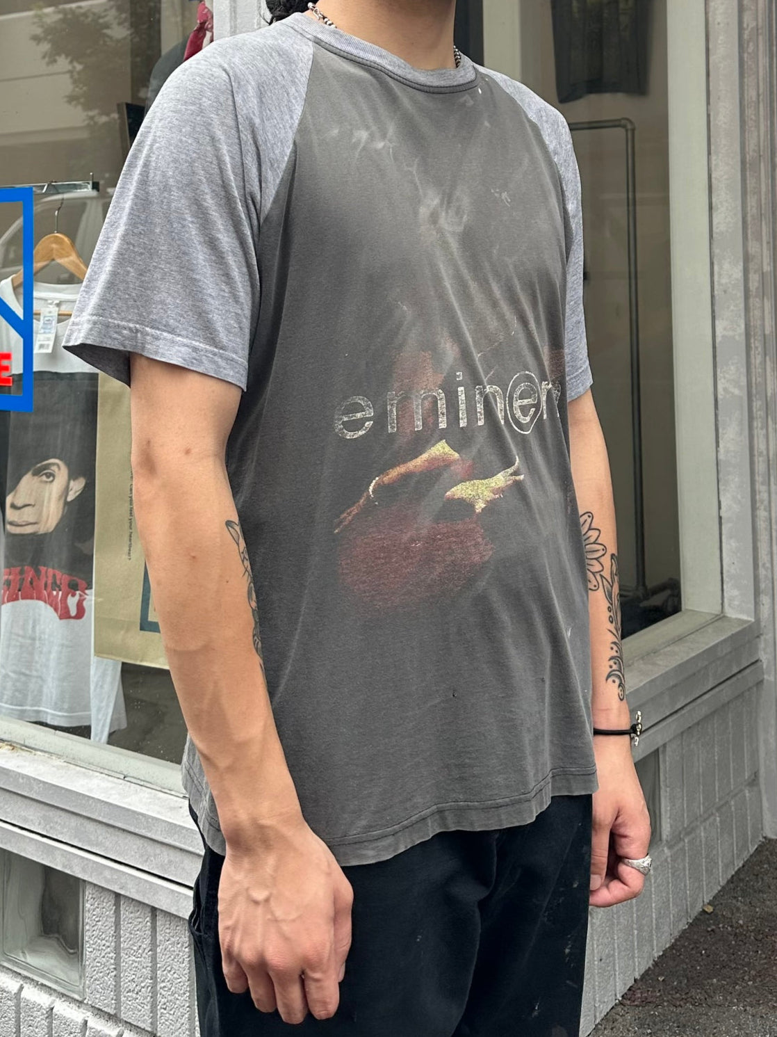 00's EMINEM「Raglan sleeve」ラップTシャツ