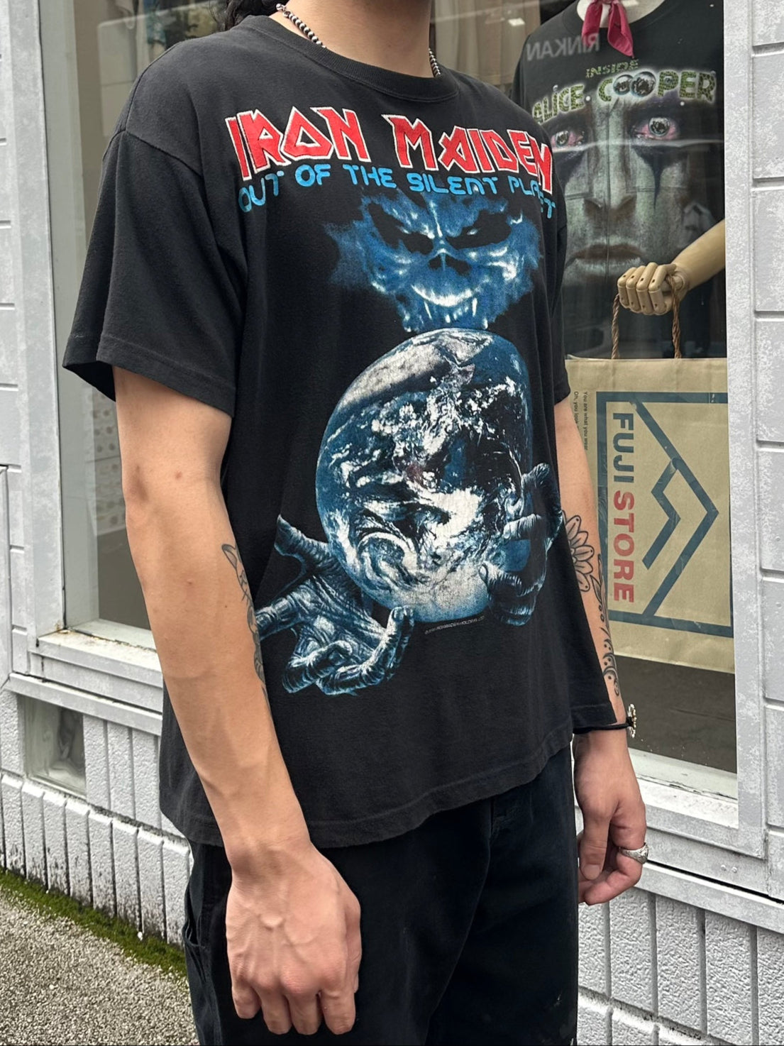 90's IRON MAIDEN「Out of the Silent Planet」バンドTシャツ