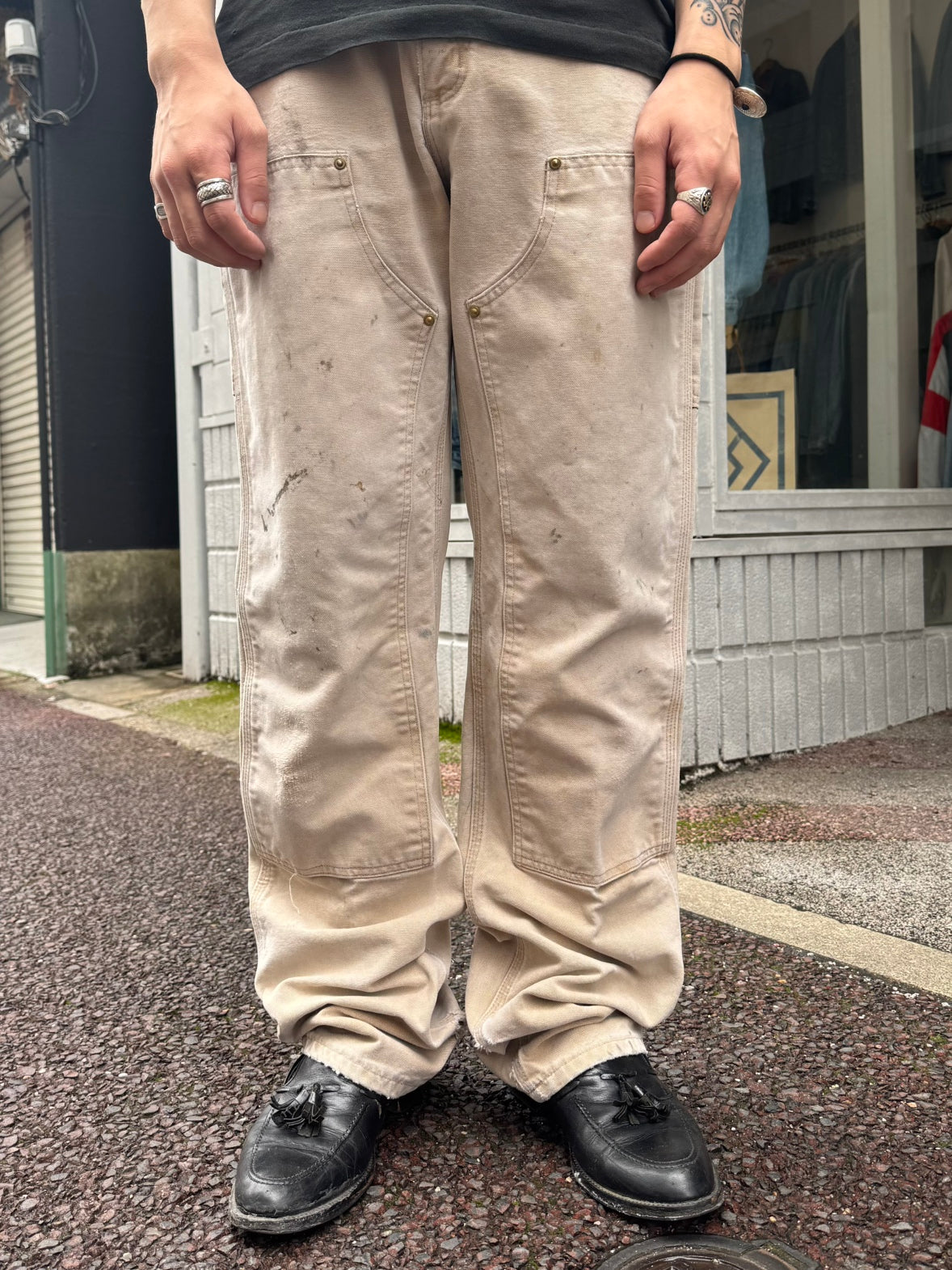 90's CARHART 「DOUBLE NKEE PANT」USA製 ワークパンツ