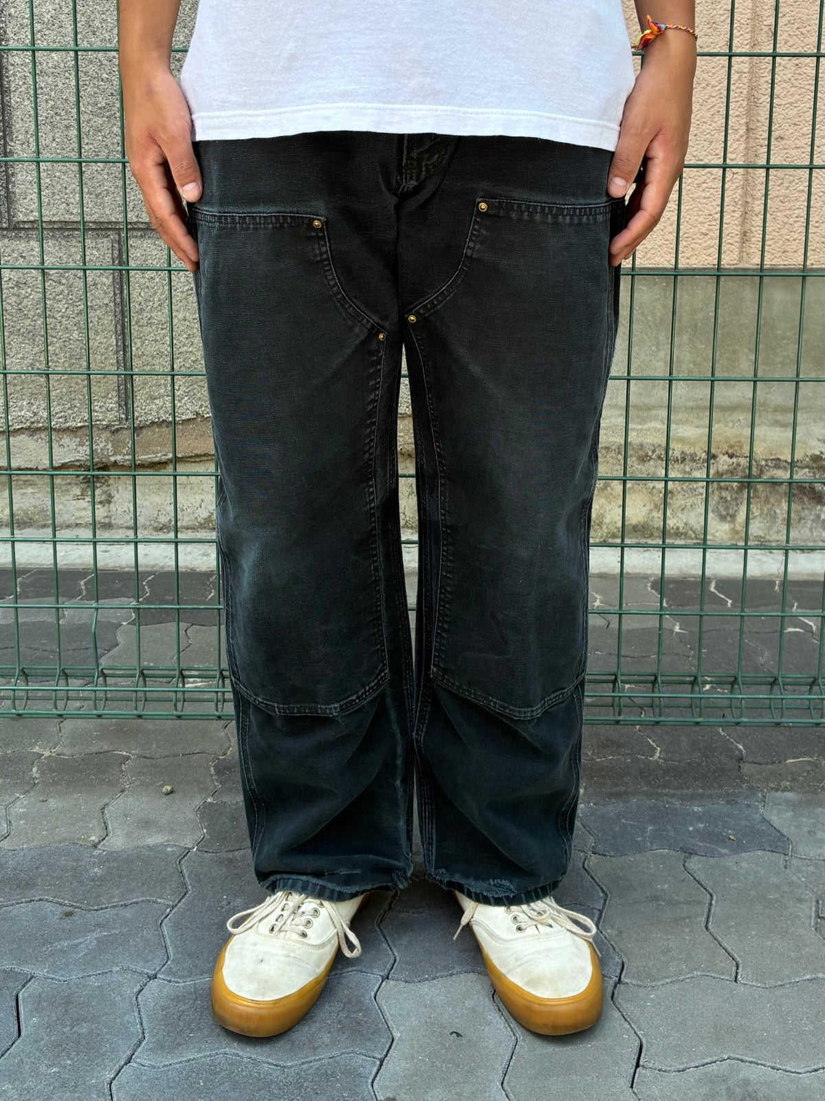 90's Carhartt「DOUBLE NKEE」USA製 ダックパンツ – FUJI STORE(フジ
