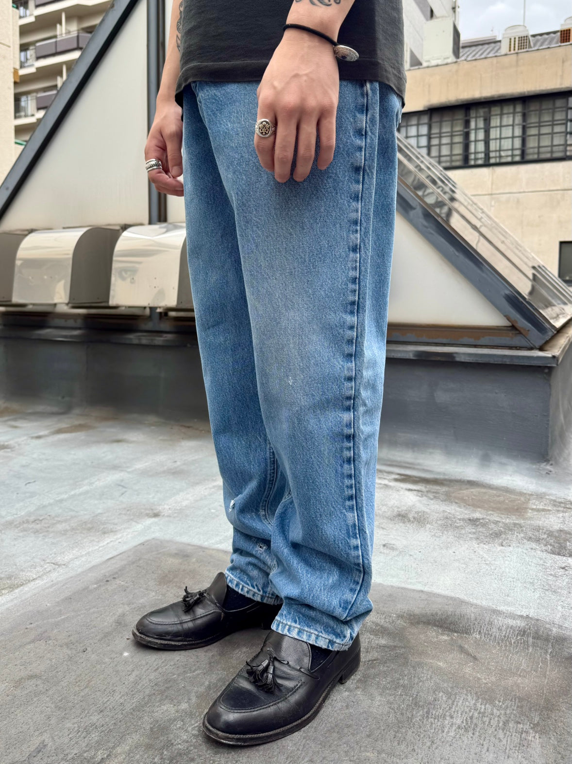 90's CARHART 「Relaxed Fit」ワークデニムパンツ