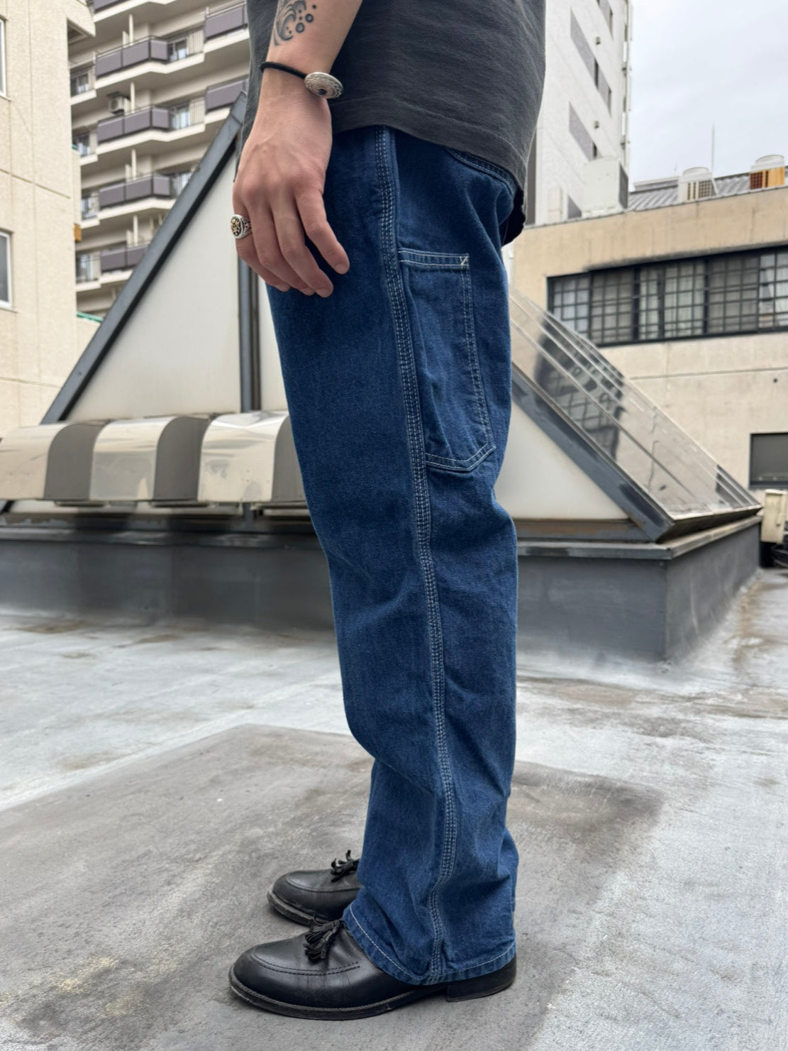 90's CARHART 「Dungaree Fit」ワークデニムパンツ