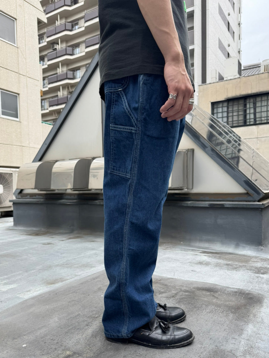 90's CARHART 「Dungaree Fit」ワークデニムパンツ