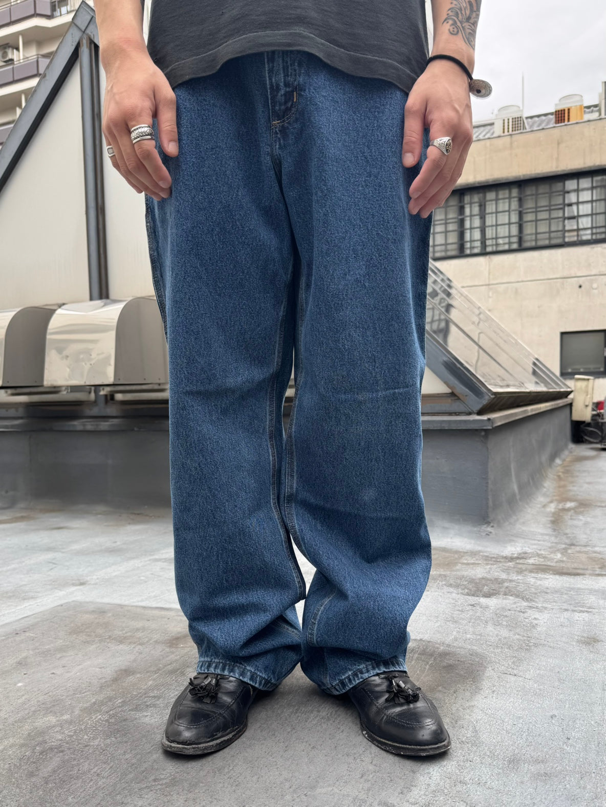 00's CARHART 「Original Dungaree Fit」ワークデニムパンツ