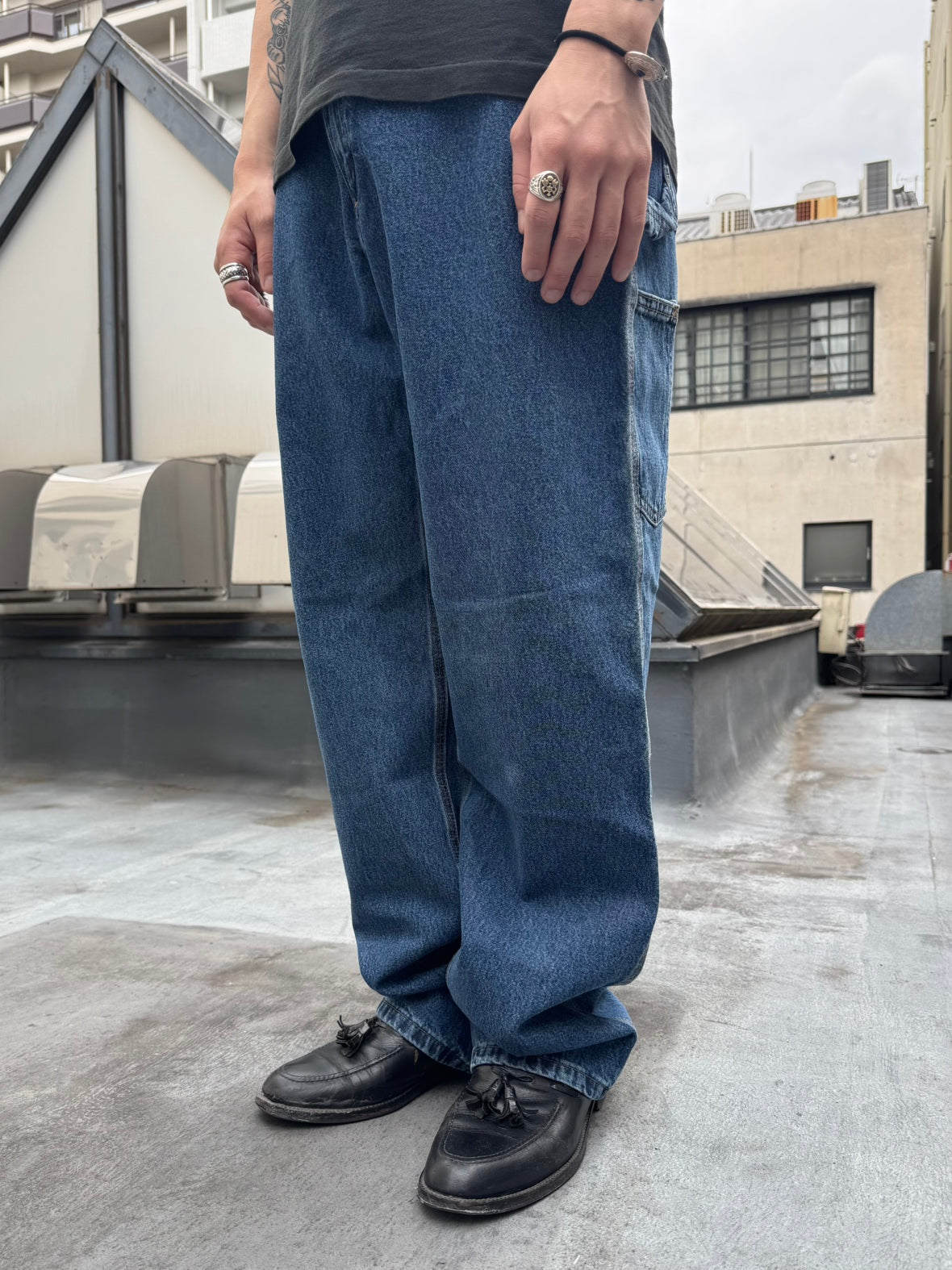 00's CARHART 「Original Dungaree Fit」ワークデニムパンツ