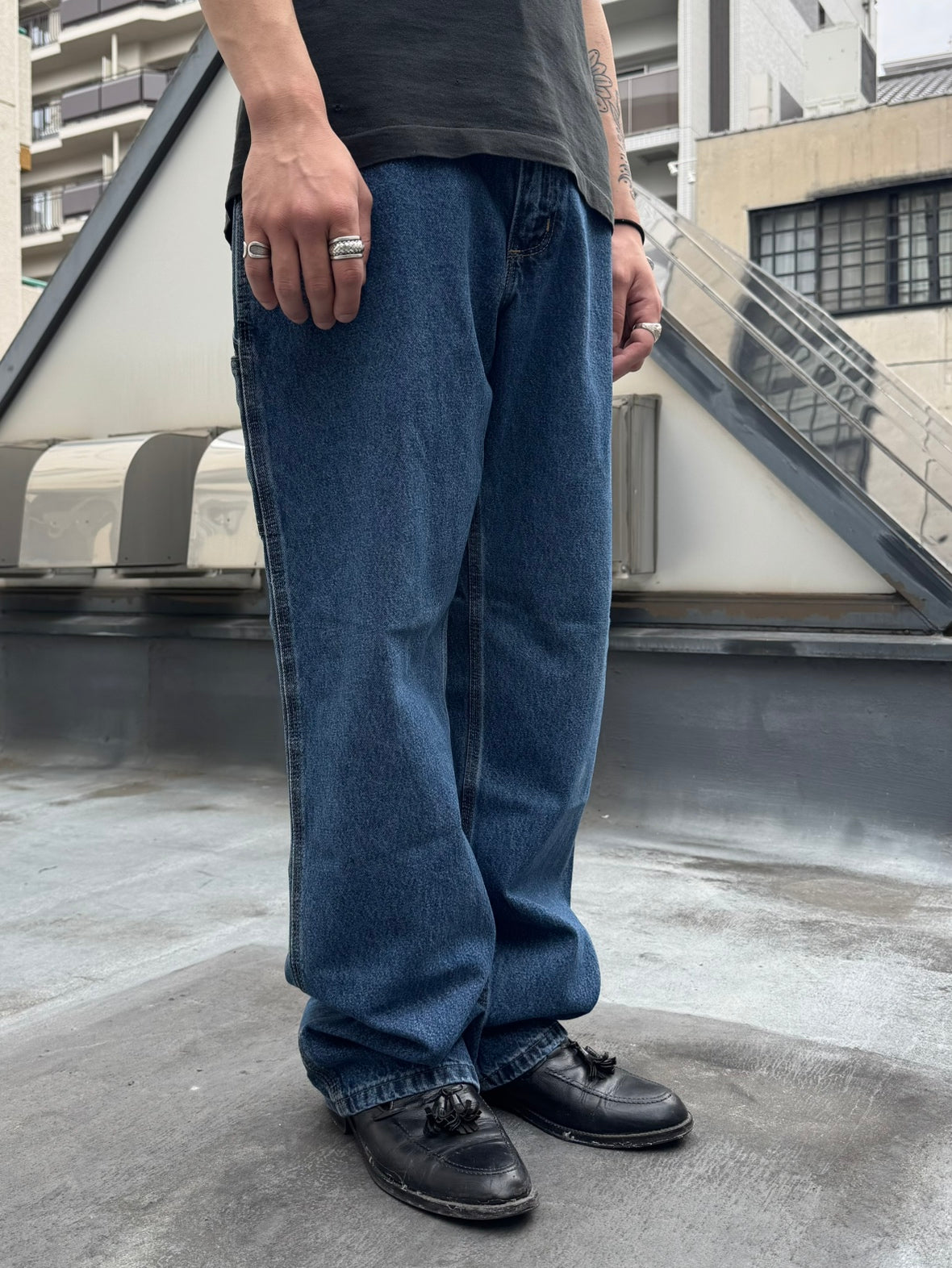 00's CARHART 「Original Dungaree Fit」ワークデニムパンツ