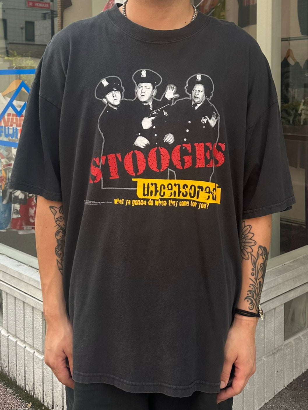 00's STOOGES「Uncensored」バンドTシャツ
