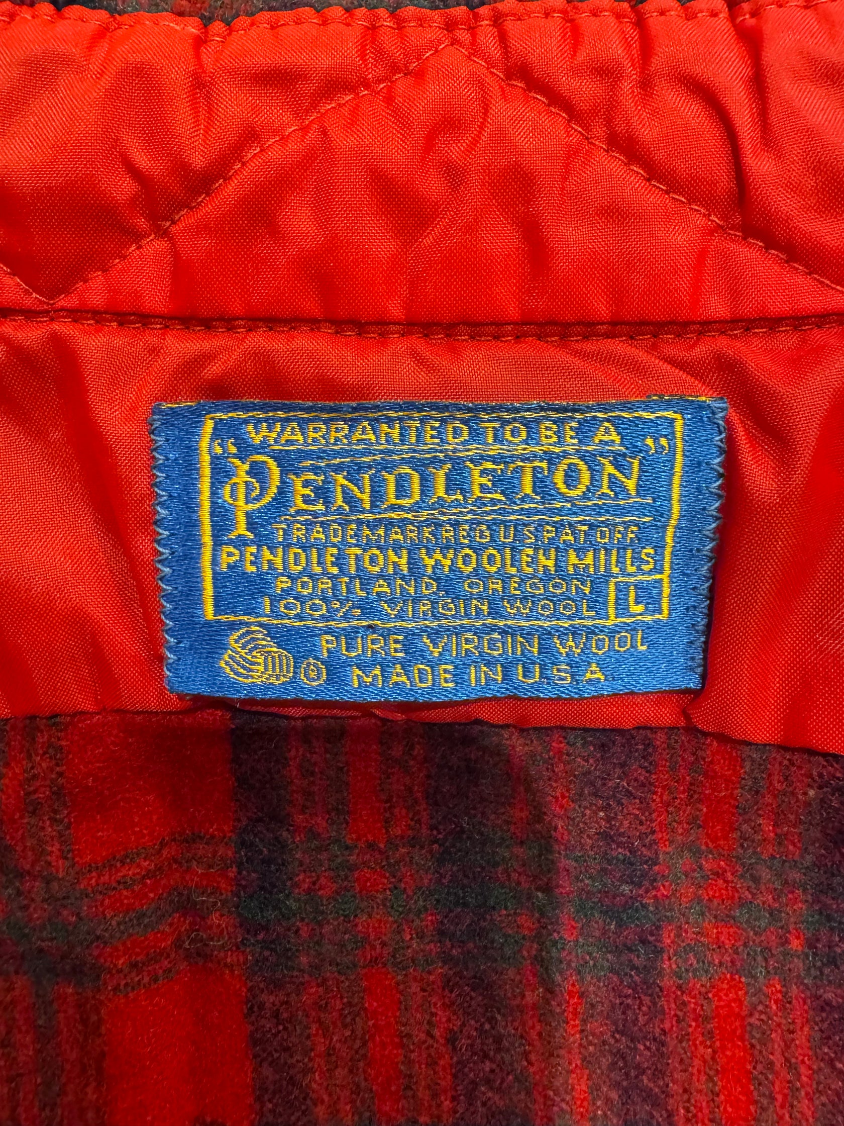 70’s「PENDLETON」USA製 ウールシャツ