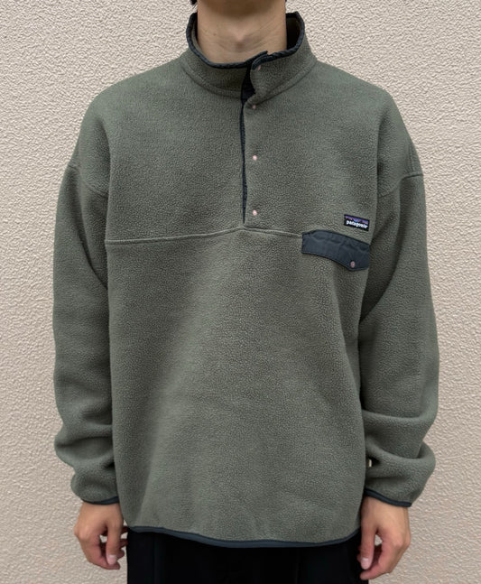 90's PATAGONIA「SYNCHLLA Snap-T」USA製 雪なしタグ フリースプルオーバー