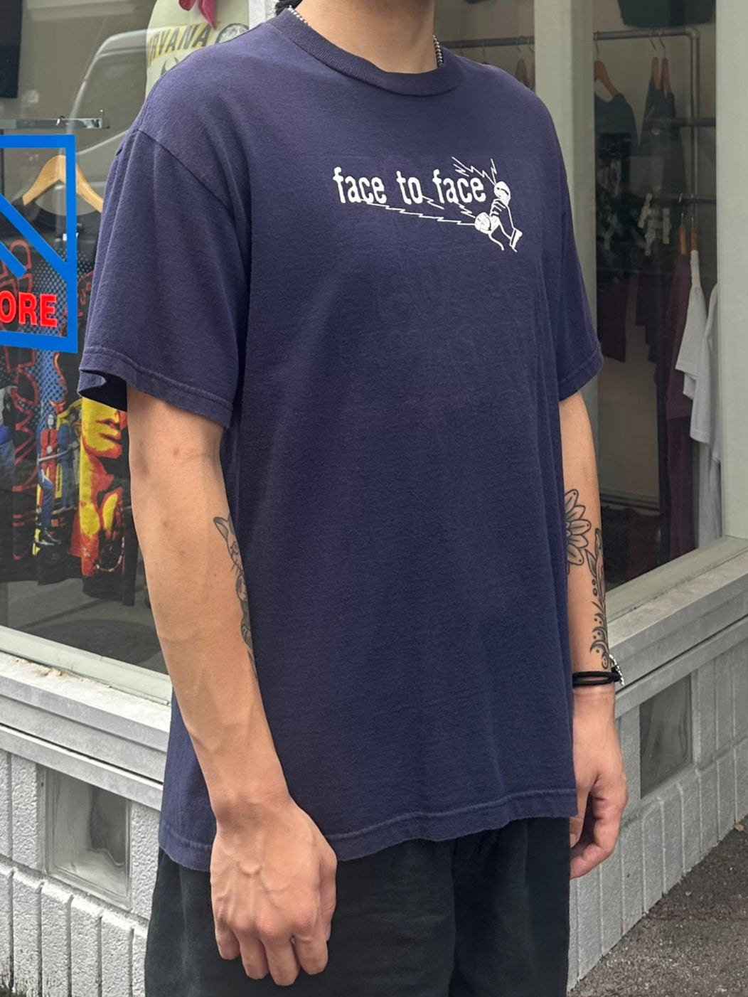 00's FACE TO FACE メッセージTシャツ
