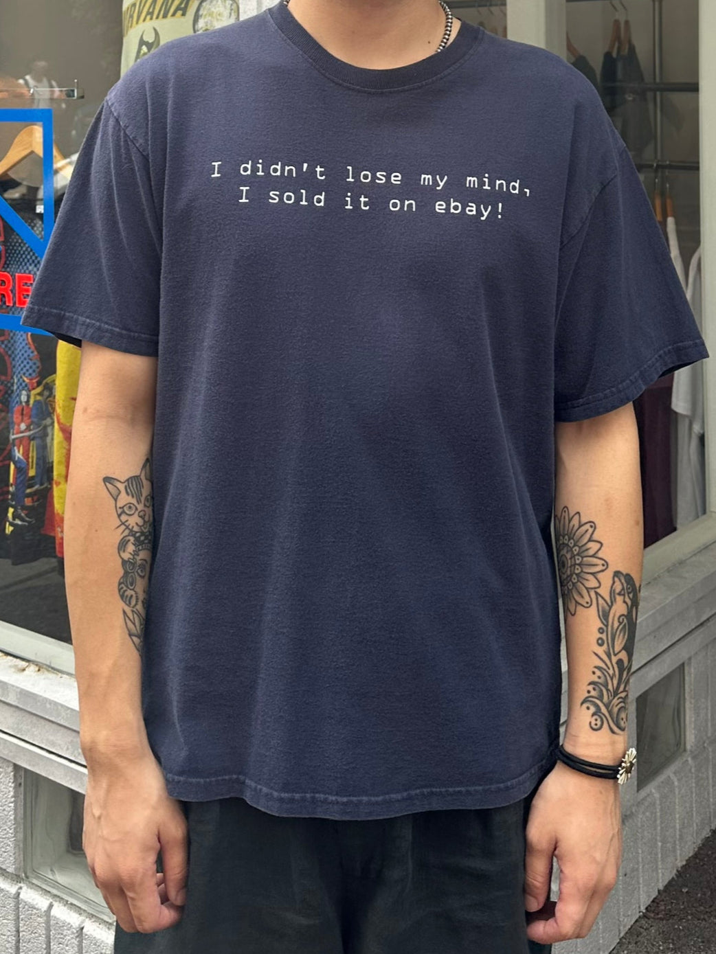00's 「I didn't lose my mind, I sold it on ebay!」メッセージTシャツ