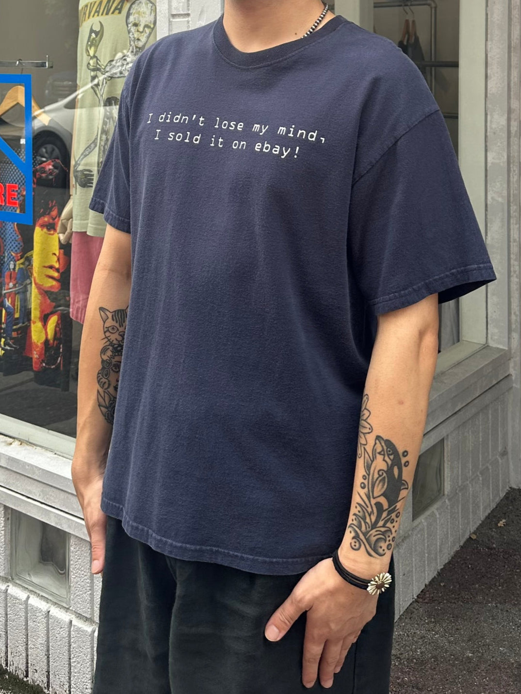00's 「I didn't lose my mind, I sold it on ebay!」メッセージTシャツ
