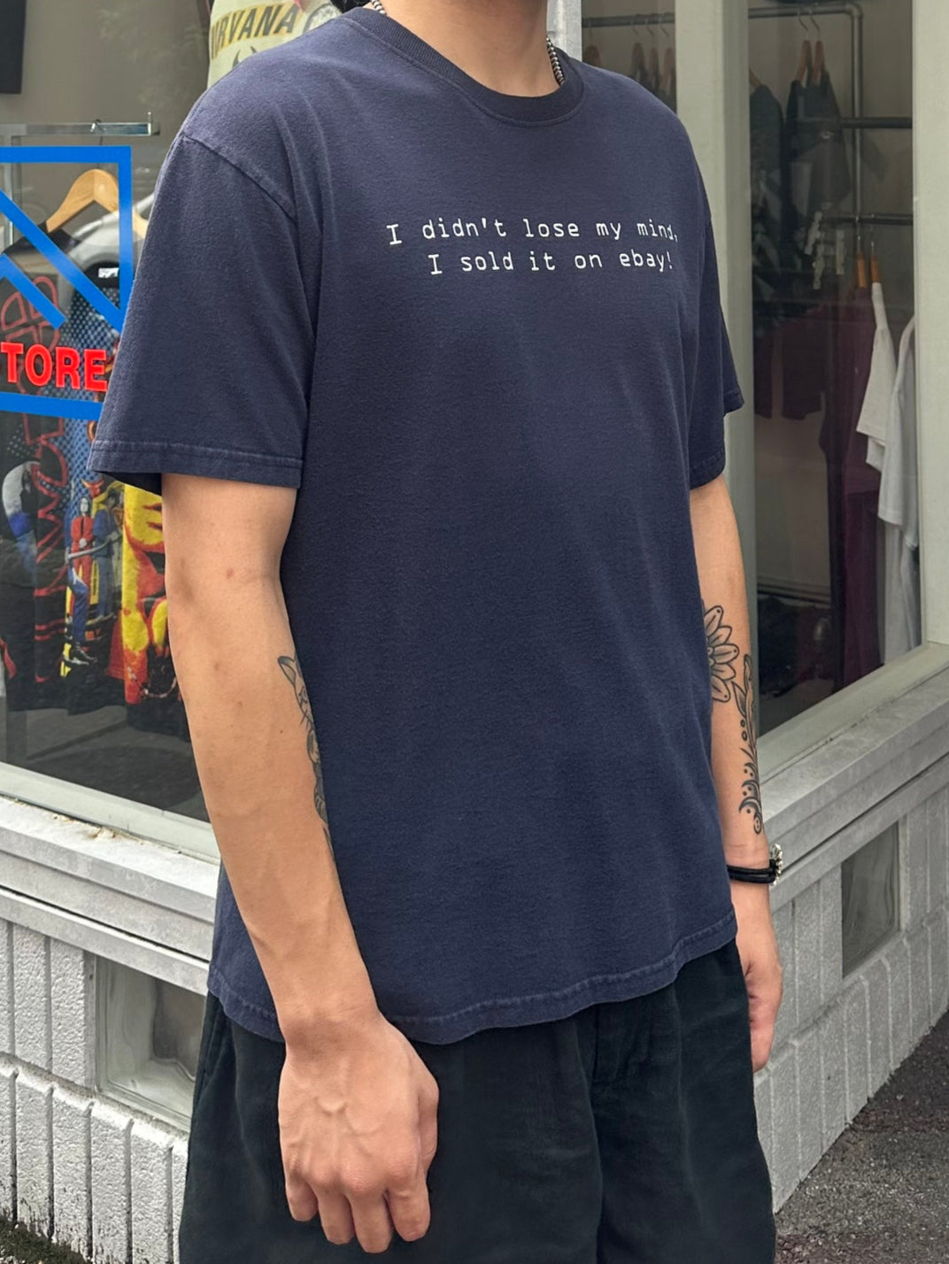 00's 「I didn't lose my mind, I sold it on ebay!」メッセージTシャツ