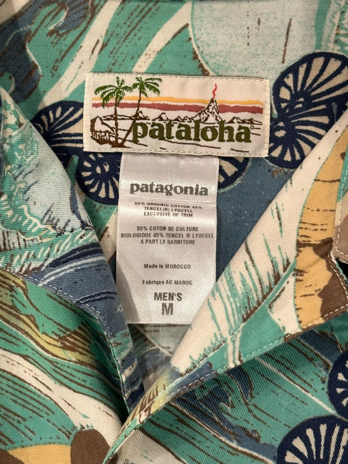 00’s PATAGONIA「Pataloha Hula Dancers & Hawaiian Landscape」アロハシャツ