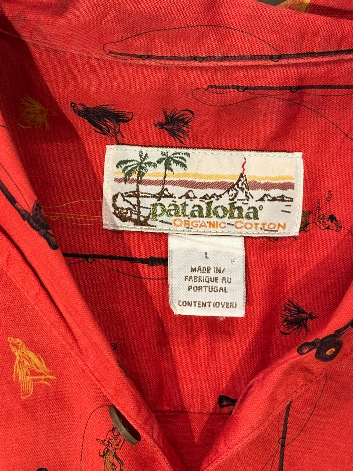 00’s PATAGONIA「Pataloha Fly Fishing」アロハシャツ