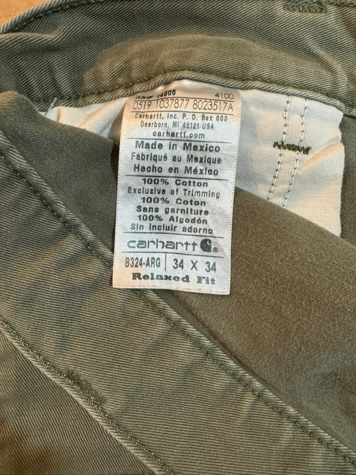 00's CARHATT 「Relaxed  Fit」ワークパンツ