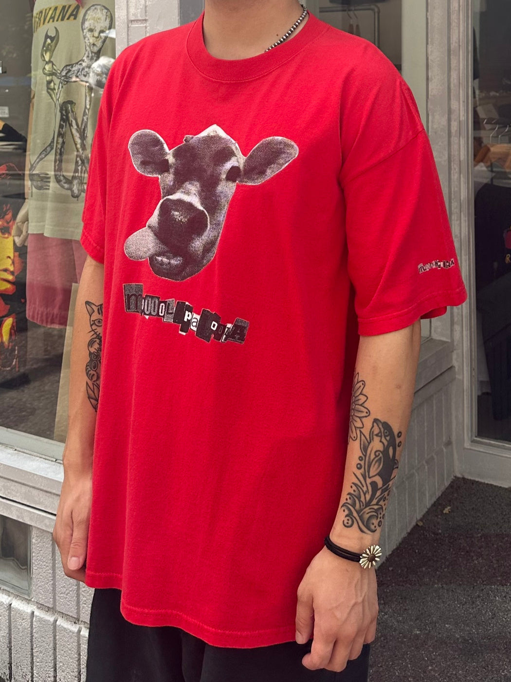 00's MOOOOLAPALOOZA「COW」アニマルTシャツ